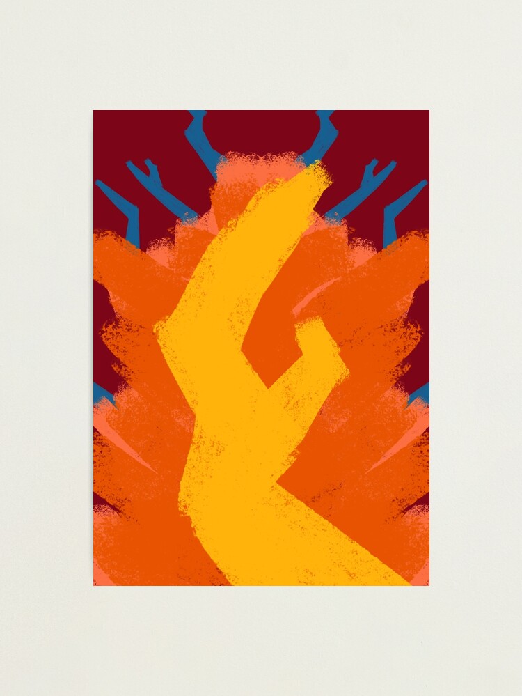 Thumbnail 1 of 3, Photographic Print, A Flame of Thunder designed and sold by EightBuffalo.