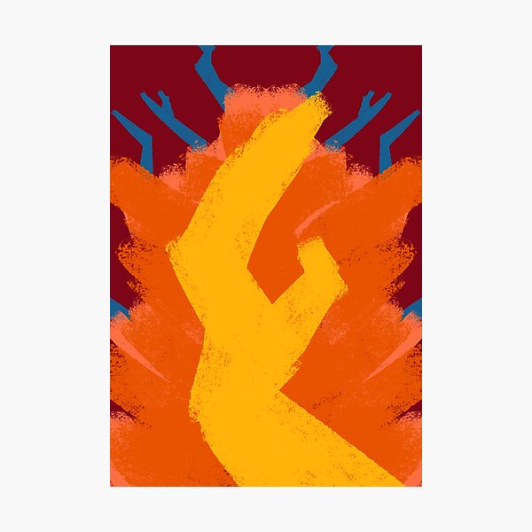 A Flame of Thunder Photographic Print