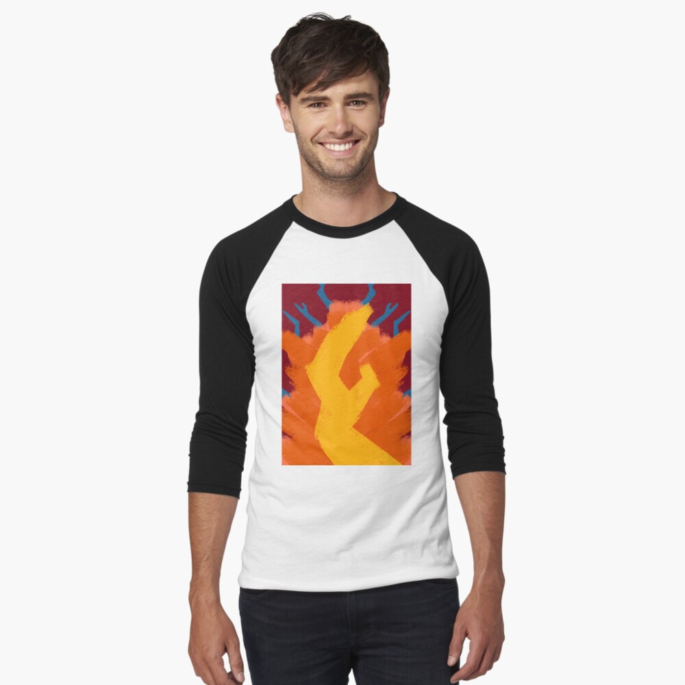 Item preview, Baseball ¾ Sleeve T-Shirt designed and sold by EightBuffalo.