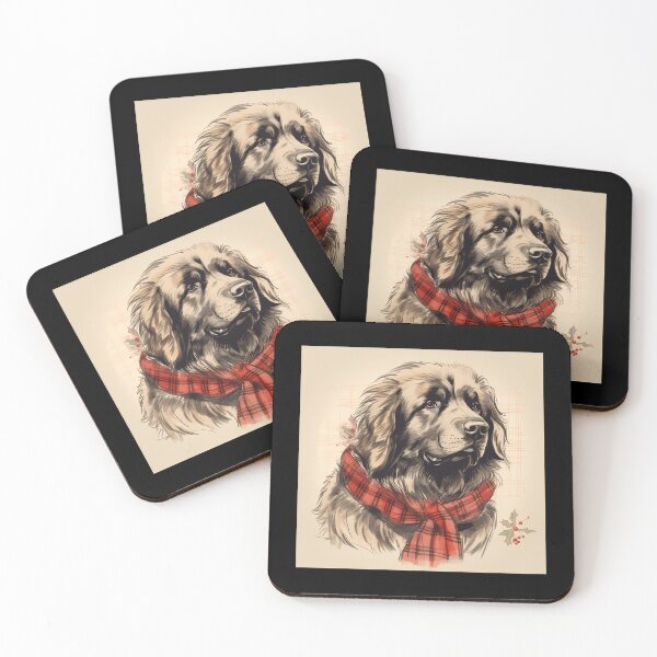 Item preview, Newfoundland Christmas Plaid Watercolor designed and sold by rafaeltto.