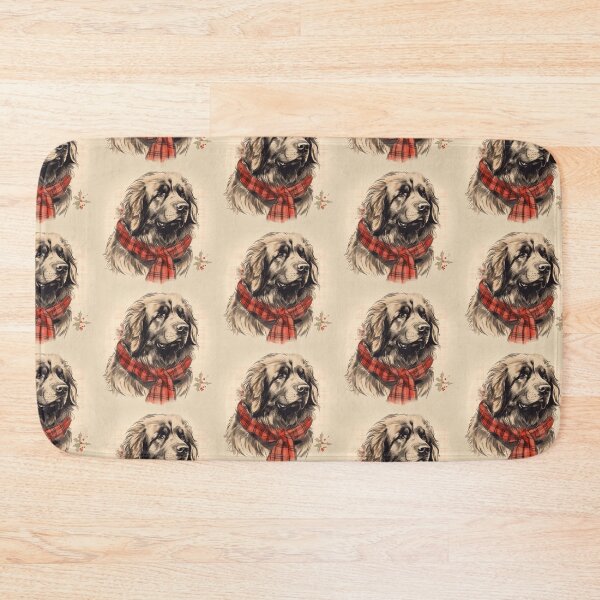 Item preview, Newfoundland Christmas Plaid Watercolor designed and sold by rafaeltto.