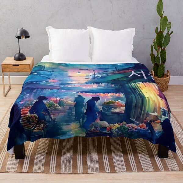 Item preview, Seoul, Korea Night Market designed and sold by Sanctum Icons.
