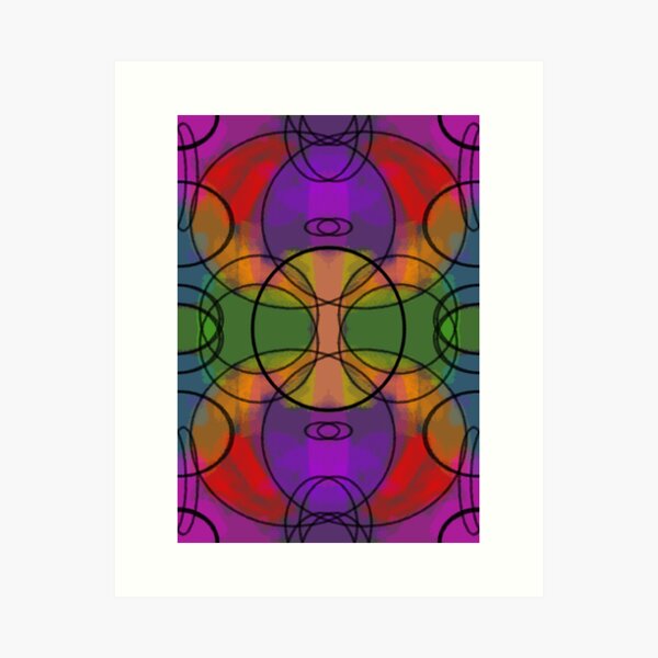 Fractured Art Print