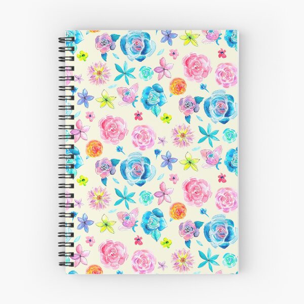 Item preview, Watercolor Floral Pattern - Cream designed and sold by Carolina  Coto Art.