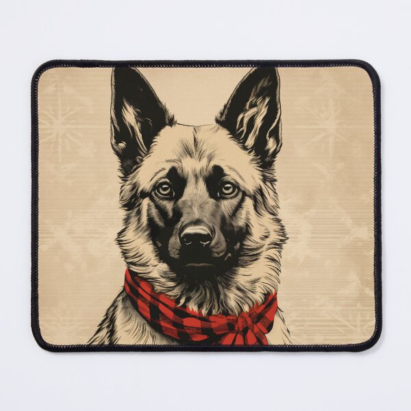 Item preview, Norwegian Elkhound Christmas Plaid Watercolor designed and sold by rafaeltto.