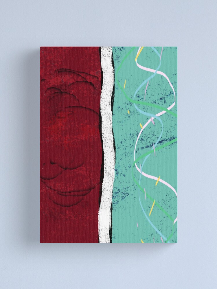 Thumbnail 1 of 3, Canvas Print, Hate and Remorse designed and sold by EightBuffalo.