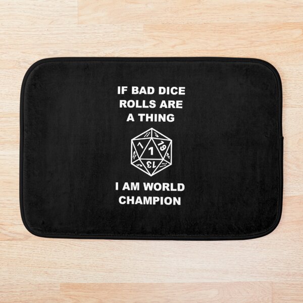 Item preview, Bad Die Roll World Champion designed and sold by ZepoPublishing.