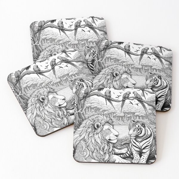 Item preview, Animal Coloring Picture designed and sold by newhuman.