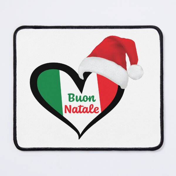 Artikelvorschau, Buon Natale italienisches Flaggenherz entworfen und verkauft von Freshinkshop.
