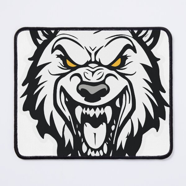 Item preview, Werewolf | werewolf | Halloween Sticker | horror | yellow eyes | bad dog designed and sold by zotilus.
