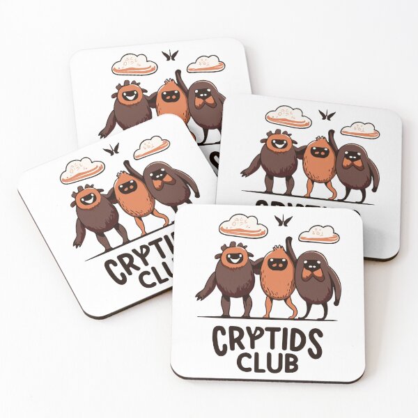 Item preview, Cryptids Club  Bigfoot Mothman Yeti Artwork Design designed and sold by Collision19.