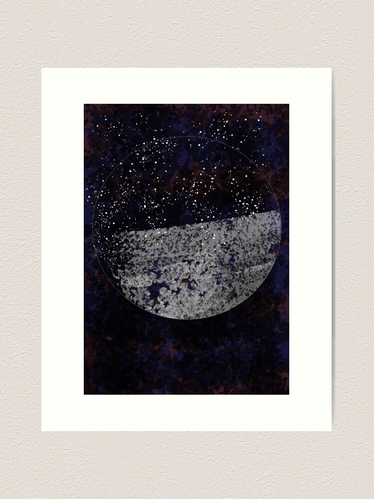 Thumbnail 1 of 3, Art Print, No World designed and sold by EightBuffalo.