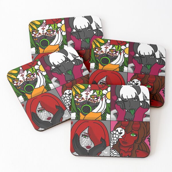 Item preview, Four Pretty Ladies  designed and sold by GhostzDraawzz.