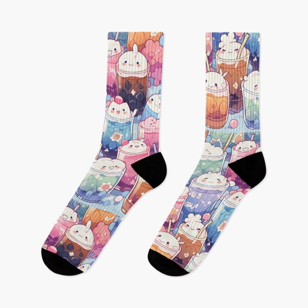 Item preview, Super Cute Kawaii Bubble Tea Pattern designed and sold by BetterDesigners.