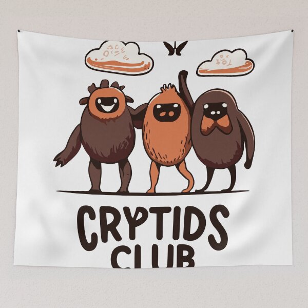 Item preview, Cryptids Club  Bigfoot Mothman Yeti Artwork Design designed and sold by Collision19.