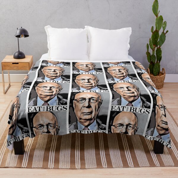 Item preview, Klaus Schwab - WEF - Eat the Bugs - The Great Reset designed and sold by zeldaros.