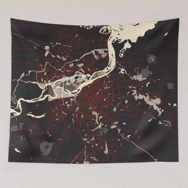 Item preview, Harbin City Map of Heilongjiang, China - Vector designed and sold by deMAP.