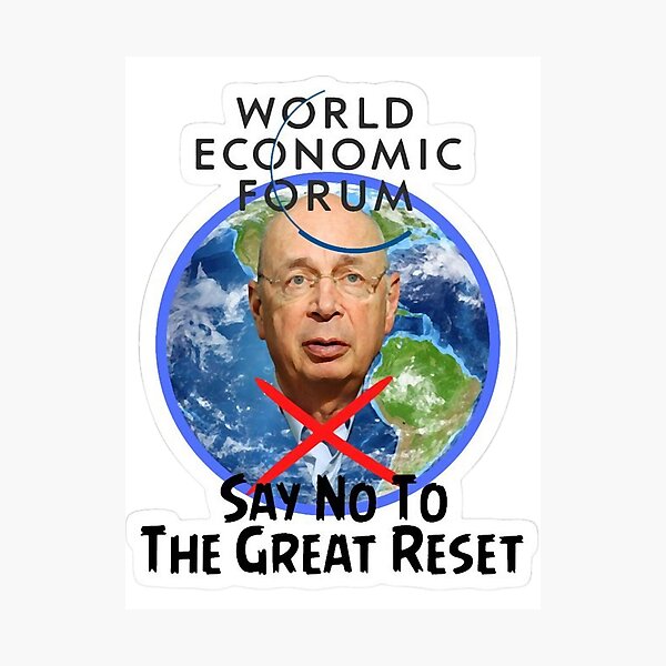 Item preview, Klaus Schwab The Great Reset designed and sold by zeldaros.