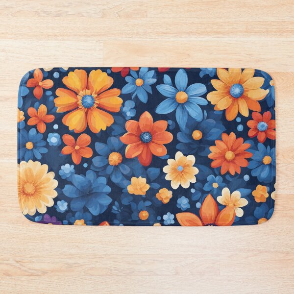 Item preview, Little Sapphire Flower Pattern designed and sold by WildlifeInc.
