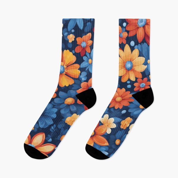 Item preview, Little Sapphire Flower Pattern designed and sold by WildlifeInc.