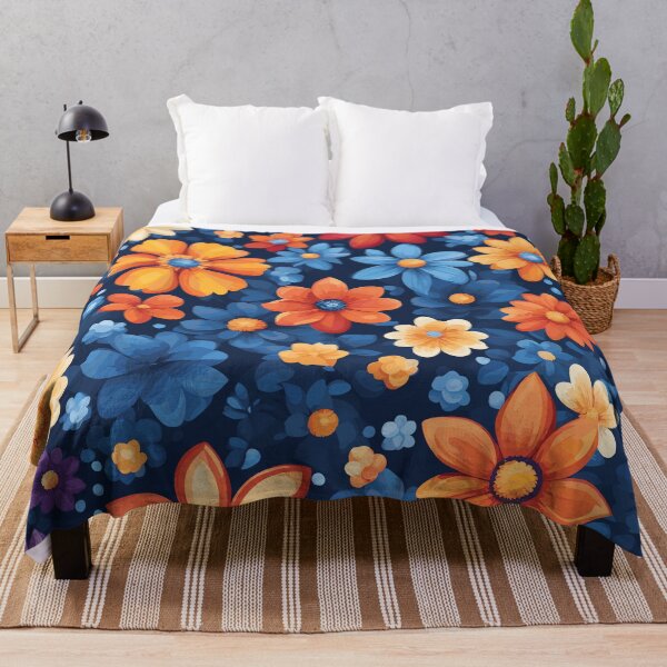 Item preview, Little Sapphire Flower Pattern designed and sold by WildlifeInc.