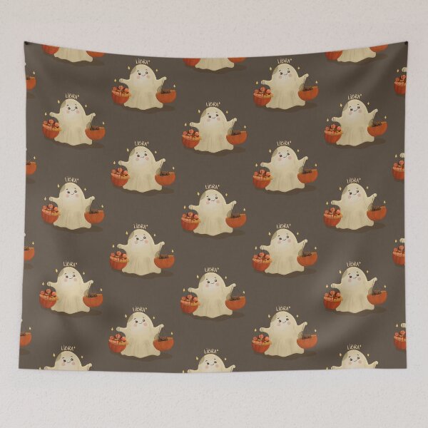 Item preview, Libra Boo Ghost Playing With Cat designed and sold by I Am Cuta.