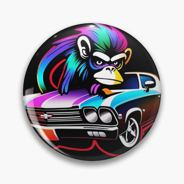Item preview, Chevy Monkey designed and sold by GrumpyMrGrouper.