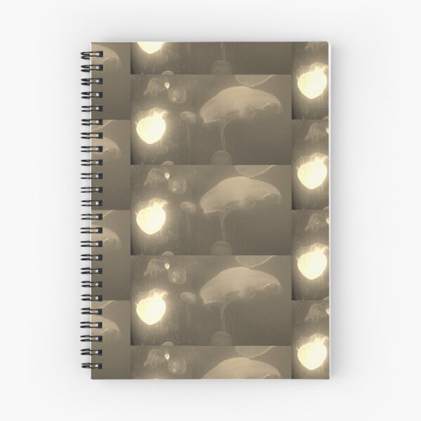Item preview, sepia ethereal jellyfish print designed and sold by meuliasshop.