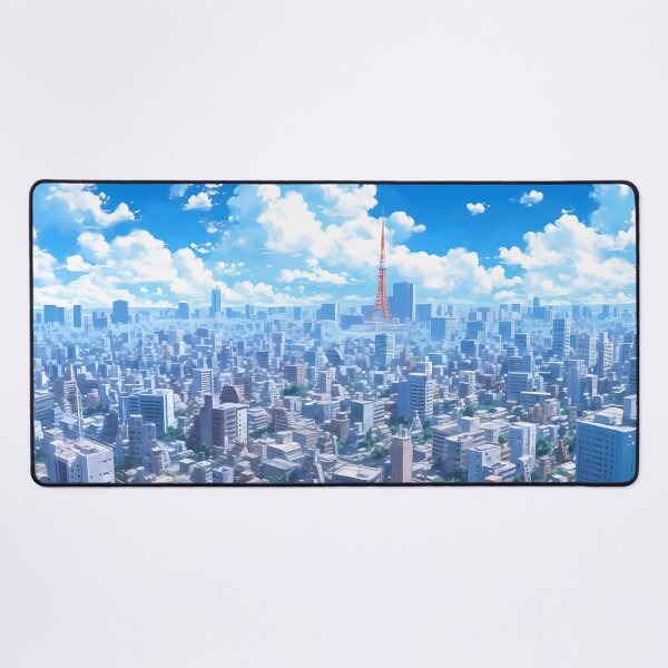 Item preview, Tokyo City Sykline – Anime Wallpaper designed and sold by KAIGAME Art.