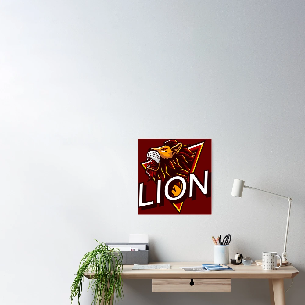 Lion Galatasaray Aslan Galatasaray Cimbom Poster for Sale by WhileART