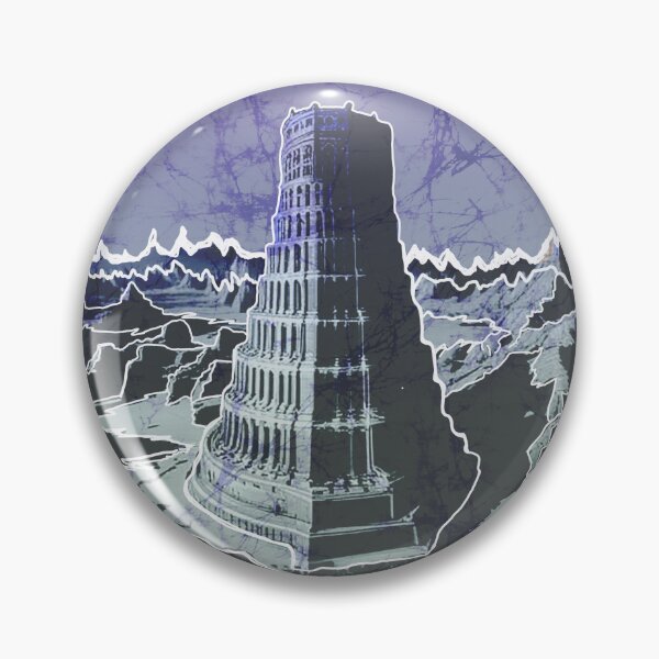 Item preview, Tower of Babel batik style landscape designed and sold by AuroraXGreen.