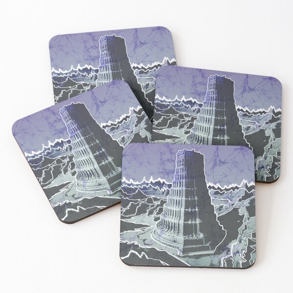 Item preview, Tower of Babel batik style landscape designed and sold by AuroraXGreen.
