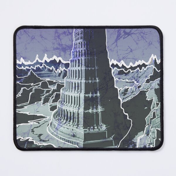 Item preview, Tower of Babel batik style landscape designed and sold by AuroraXGreen.