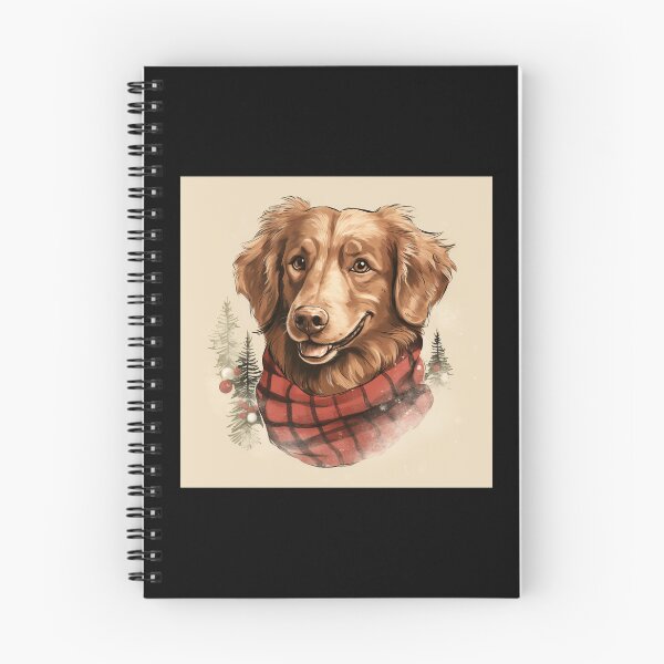 Item preview, Nova Scotia Duck Tolling Retriever Toller Christmas Plaid Watercolor designed and sold by rafaeltto.