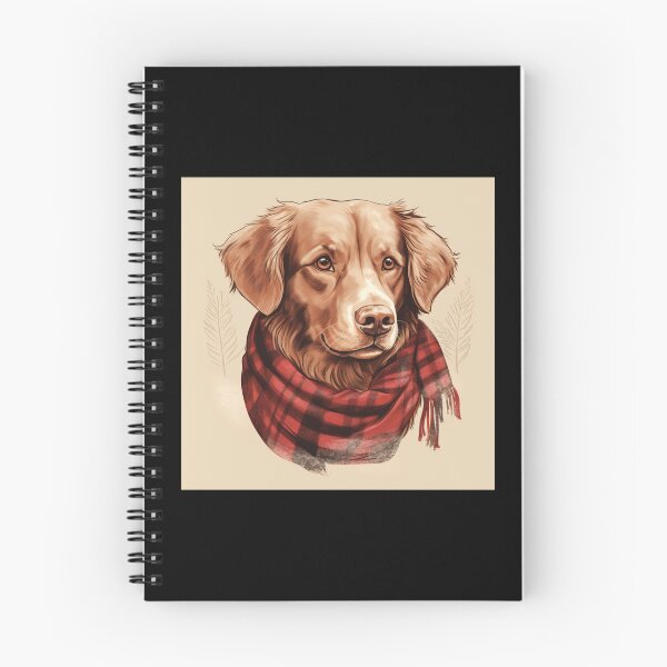 Item preview, Nova Scotia Duck Tolling Retriever Toller Christmas Plaid Watercolor designed and sold by rafaeltto.