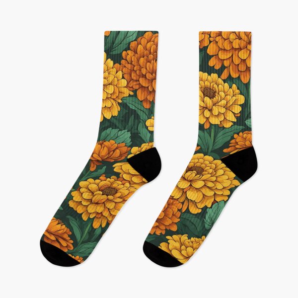 Item preview, Marigold Flowers Pattern designed and sold by WildlifeInc.