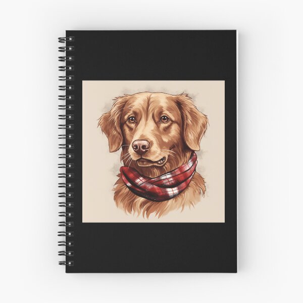 Item preview, Nova Scotia Duck Tolling Retriever Toller Christmas Plaid Watercolor designed and sold by rafaeltto.