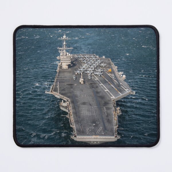 Item preview, STK109468M-The aircraft carrier USS George Washington transits the Strait of Magellan. designed and sold by StocktrekImages.