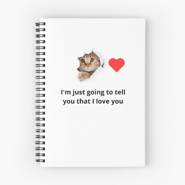 Item preview, Gato diciendo "Te amo" designed and sold by JeshuaRC.