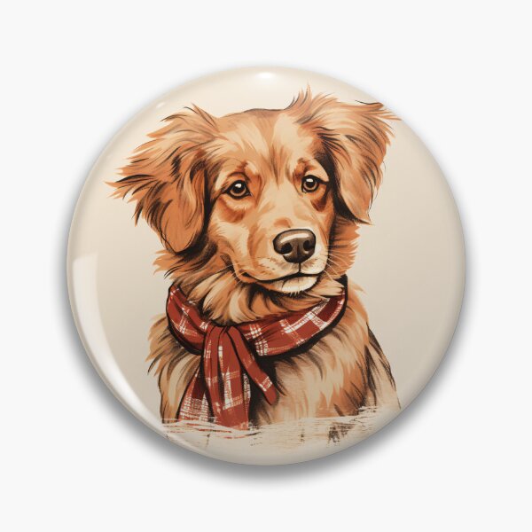 Item preview, Nova Scotia Duck Tolling Retriever Toller Christmas Plaid Watercolor designed and sold by rafaeltto.