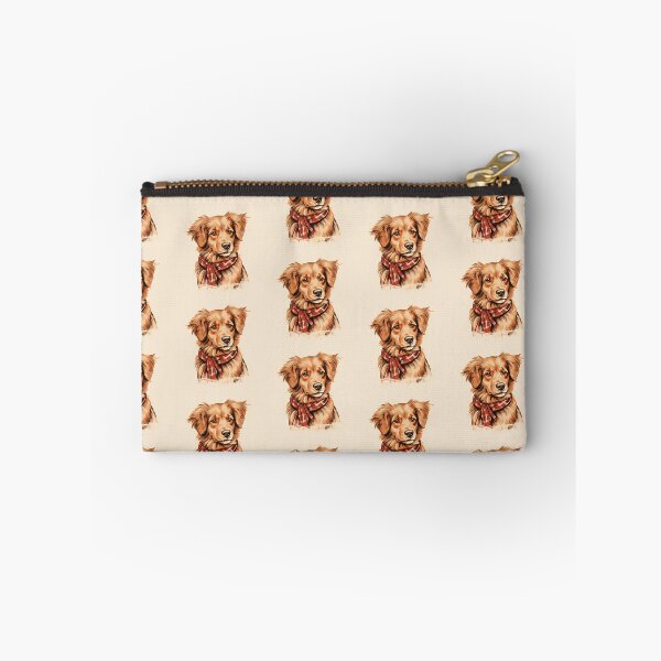 Item preview, Nova Scotia Duck Tolling Retriever Toller Christmas Plaid Watercolor designed and sold by rafaeltto.