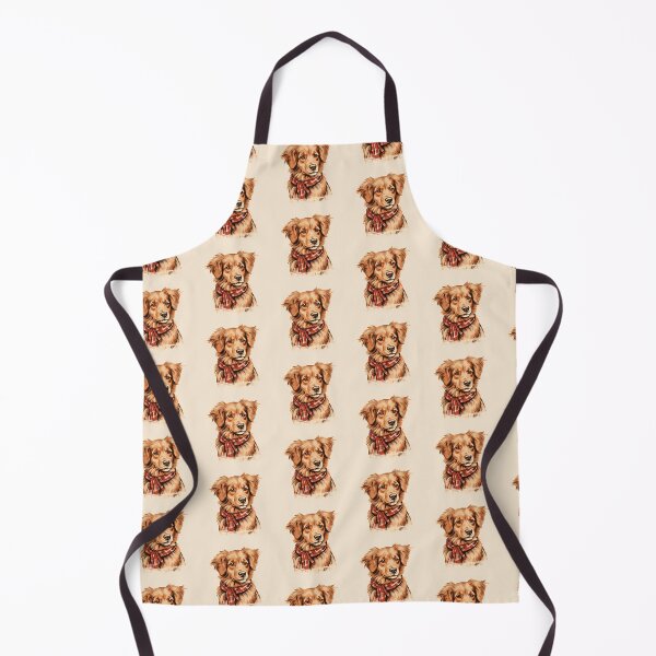 Item preview, Nova Scotia Duck Tolling Retriever Toller Christmas Plaid Watercolor designed and sold by rafaeltto.