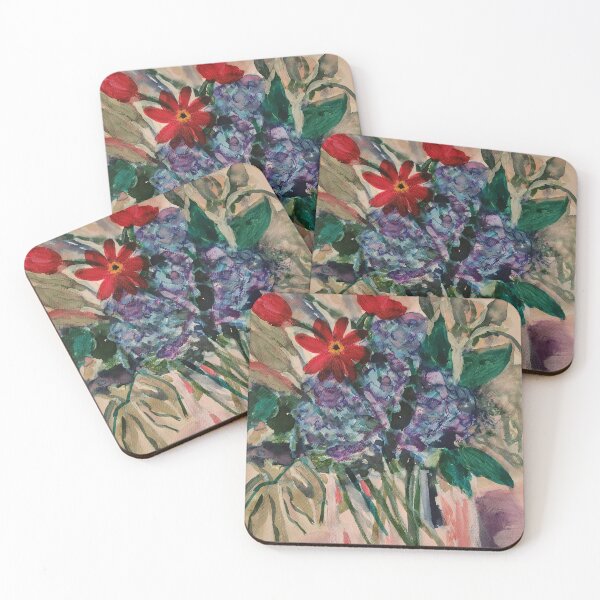 Item preview, Hydrangea's and Red Gebers designed and sold by JulieHarley.