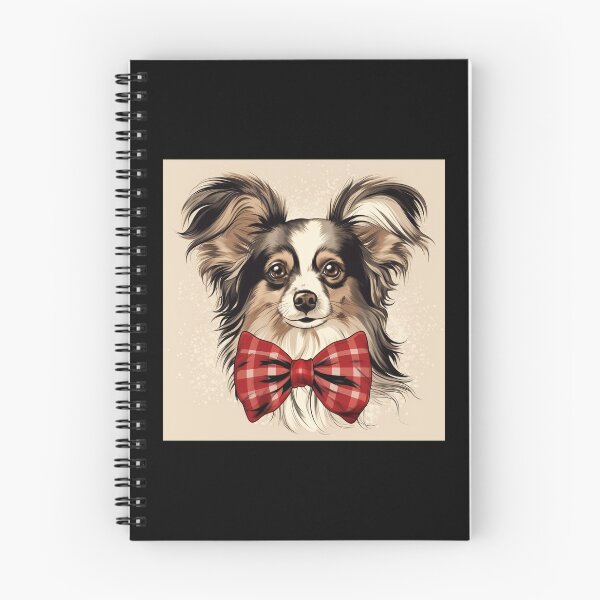 Item preview, Papillon Christmas Plaid Watercolor designed and sold by rafaeltto.