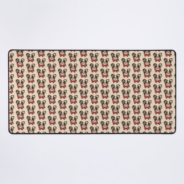 Item preview, Papillon Christmas Plaid Watercolor designed and sold by rafaeltto.