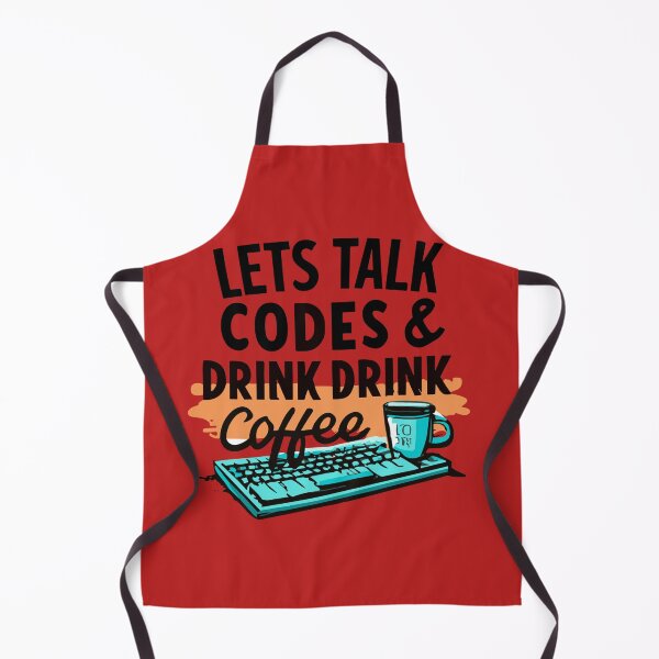 Item preview, Let's Talk Code And Drink Coffee Coder Art Design designed and sold by Collision19.