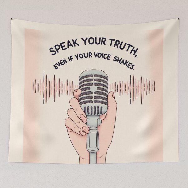 Item preview, Speak Your Truth Even If Your Voice Shakes designed and sold by ZenEverAI.