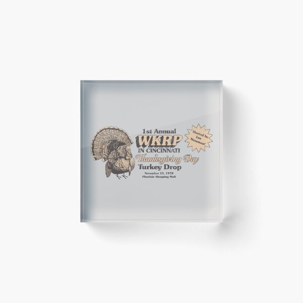 Item preview, WKRP Thanksgiving Turkey Drop designed and sold by TeeArcade84.