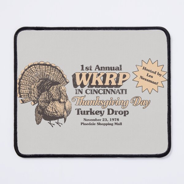 Item preview, WKRP Thanksgiving Turkey Drop designed and sold by TeeArcade84.