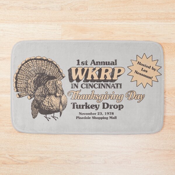 Item preview, WKRP Thanksgiving Turkey Drop designed and sold by TeeArcade84.